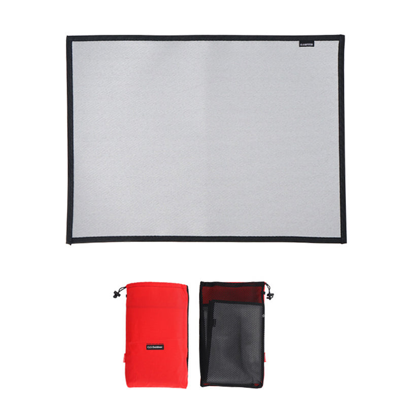 CLS Picnic Barbecue Fireproof Cloth Flame Retardant Silicone Coating Fiberglass Heat Insulation Pad Size M 60x53cm CLS Picnic Barbecue Fireproof Cloth Flame Retardant Silicone Coating Fiberglass Heat Insulation Pad Size M 60x53cm